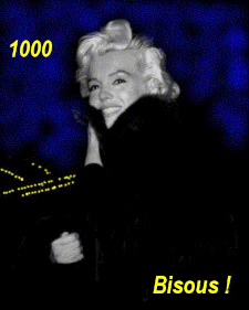 1000 bisous Marylin Monroe